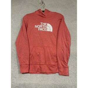 The North Face Sweatshirt Hoodie Women's XS Drawstring Pocket Graphic Pink